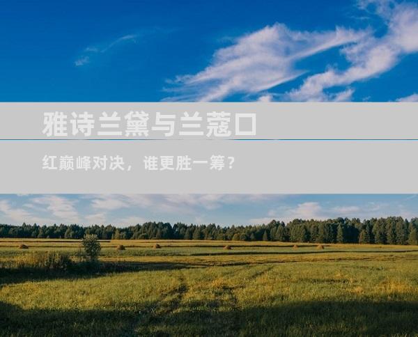 雅诗兰黛与兰蔻口红巅峰对决，谁更胜一筹？